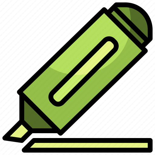 Drawing, edit, education, highlighter, permanent, tools, underline icon - Download on Iconfinder