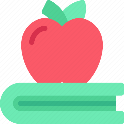Book, study, learn, fruit icon - Download on Iconfinder