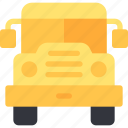bus, transportation, school, vehicle, automobile