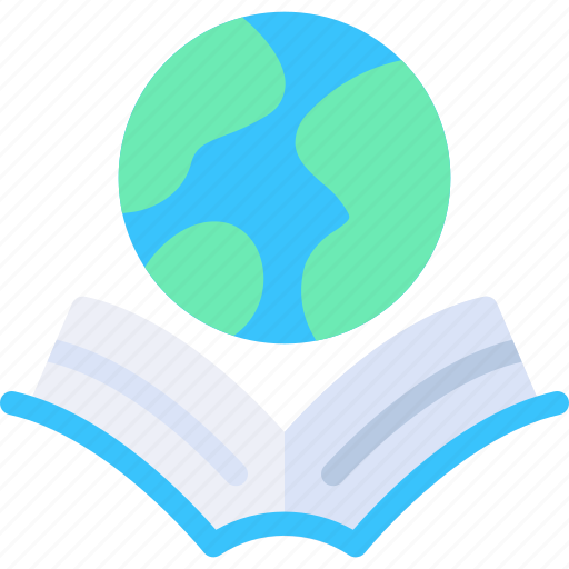 Open, book, geography, education, knowledge, globe icon - Download on Iconfinder