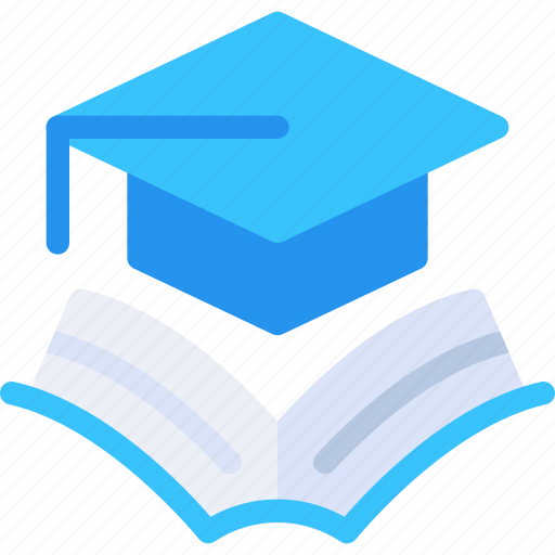 Open, book, graduation, education, knowledge, mortarboard icon - Download on Iconfinder
