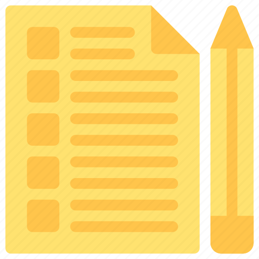 Test, exam, file, education, document icon - Download on Iconfinder