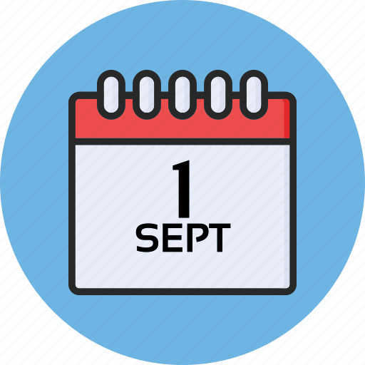Back to school, calendar, education, first september icon - Download on Iconfinder