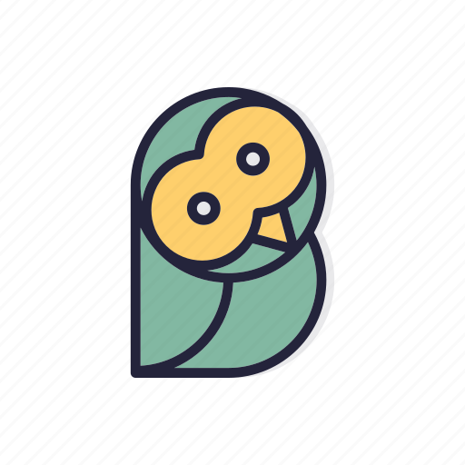 Back, funny, line, owl, school, thin, wise icon - Download on Iconfinder