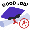 graduation, education, certificate, school