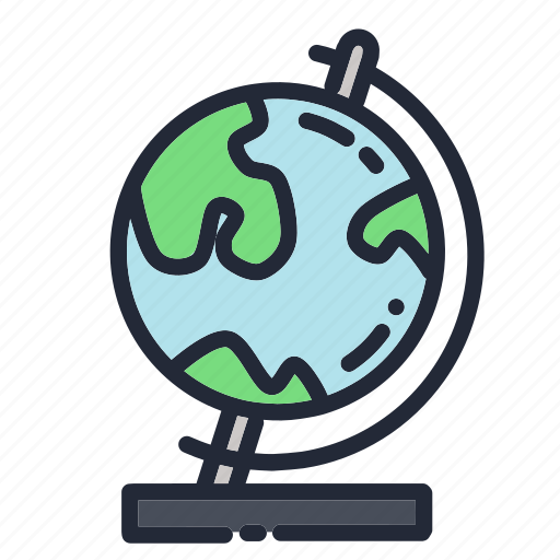 Education, educational, geography, globe, map, school, world icon - Download on Iconfinder