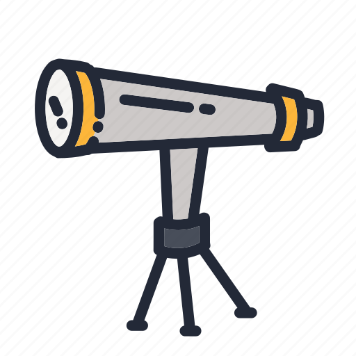 Education, educational, gazing, school, scope, star, telescope icon - Download on Iconfinder