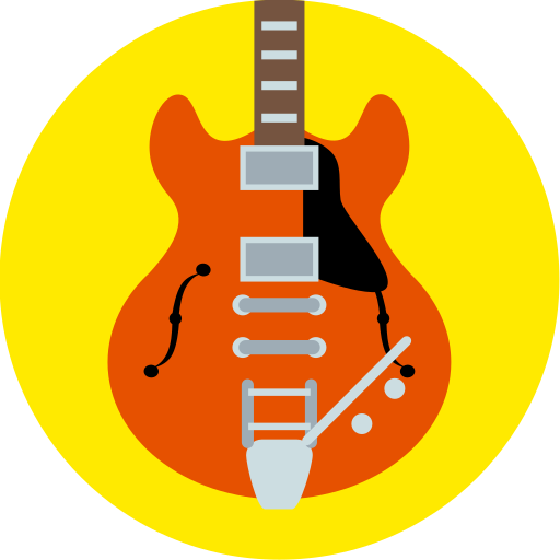Back to the future, gibson, guitar, instrument, music icon - Free download