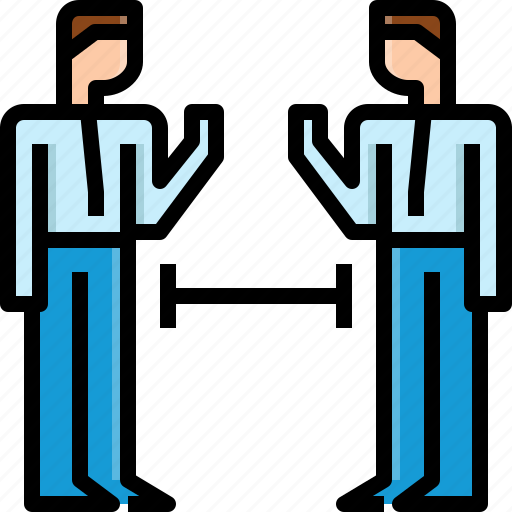 Businessman, covid19, distancing, man, people, social, virus icon - Download on Iconfinder