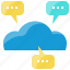 bubble, chat, cloud, communication, covid19, message 