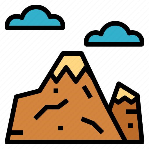Landscape, mountain, nature, sun icon - Download on Iconfinder