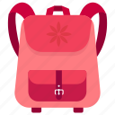 back to school, bag, book bag, haversack, school bag 