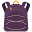 backpack, backsack, hiking bag, tourist bag, travelling bag 