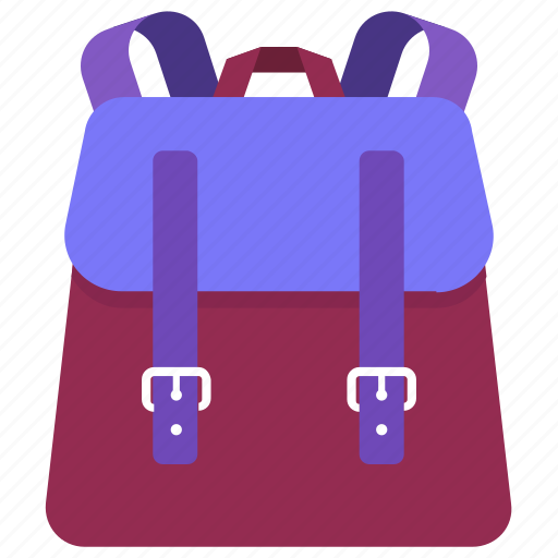 Back to school, bag, book bag, haversack, school bag icon - Download on Iconfinder