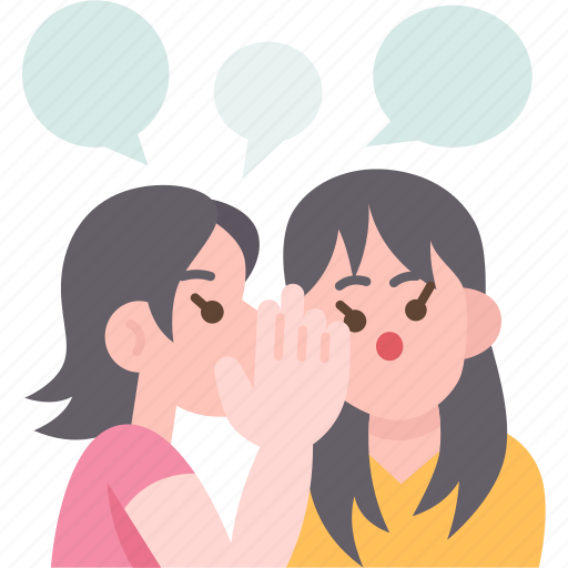 Gossip, talking, rumor, whispering, social icon - Download on Iconfinder