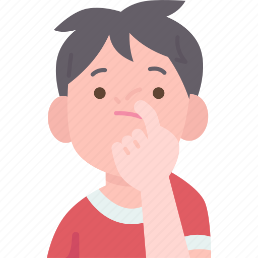 Nose, picking, dirty, hygiene, habit icon - Download on Iconfinder