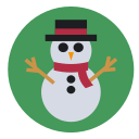 christmas, cold, frosty, frozen, snowman