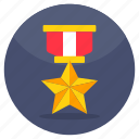 military badge, award, reward, achievement, military medal