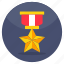 military badge, award, reward, achievement, military medal 