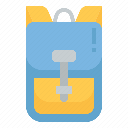 School, bag, backpack, fashion, accessory, clothing, education icon - Download on Iconfinder