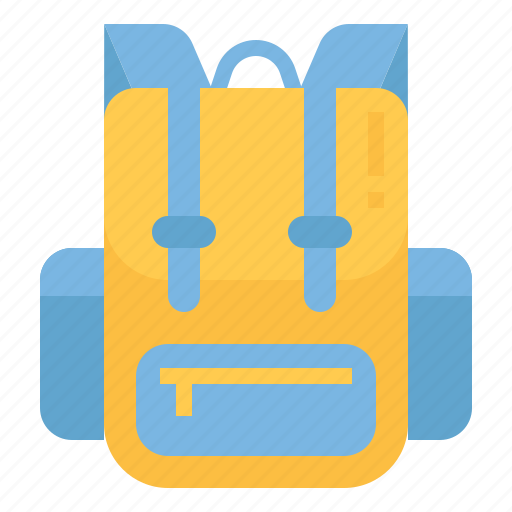 School, education, bag, backpack, fashion, accessory, clothing icon - Download on Iconfinder