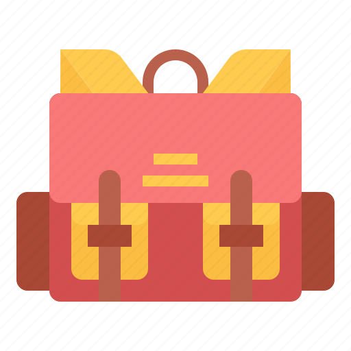 Leather, school, education, bag, backpack, fashion, accessory icon - Download on Iconfinder