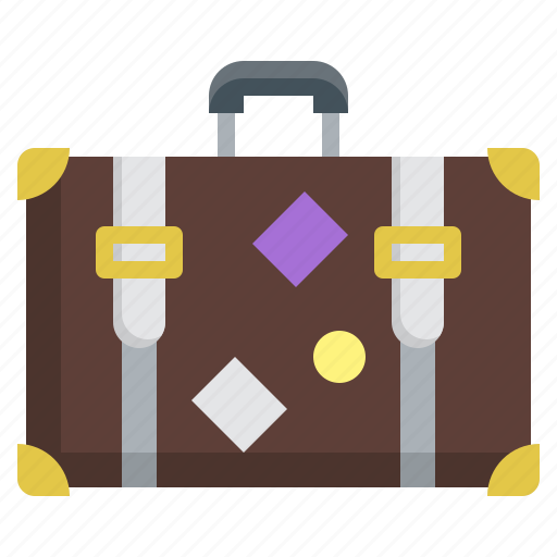 Retro, suitcase, school, bag, briefcase icon - Download on Iconfinder