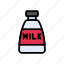 bottle, drink, healthy, milk, plastic 