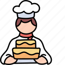 baker, man, human, chef