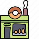 bakery, tools, cooking, kitchen