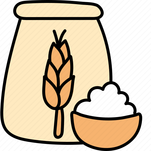 Flour, kitchen, grist, food icon - Download on Iconfinder