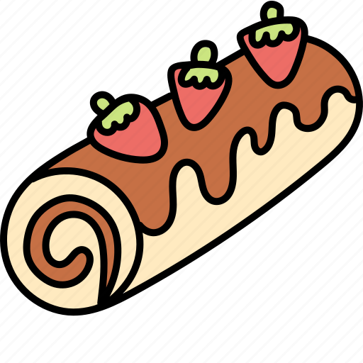 Roll, cake, sweet icon - Download on Iconfinder