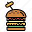 food, hamburger, junk, sandwich 