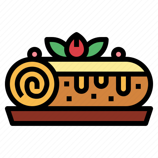 Cake, roll, sweet, tasty icon - Download on Iconfinder