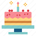 birthday, cake, food, party
