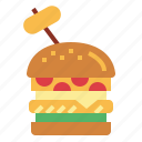 food, hamburger, junk, sandwich