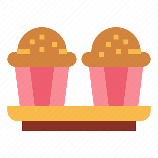 Baked, cake, food, muffin icon - Download on Iconfinder