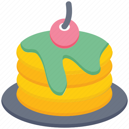 Bakery, breakfast, cake, dessert, food, pancake, set icon - Download on Iconfinder