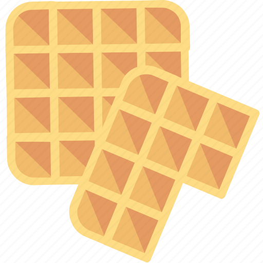 Waffle, breakfast, cooking, dessert, food, sweet, wafer icon - Download on Iconfinder