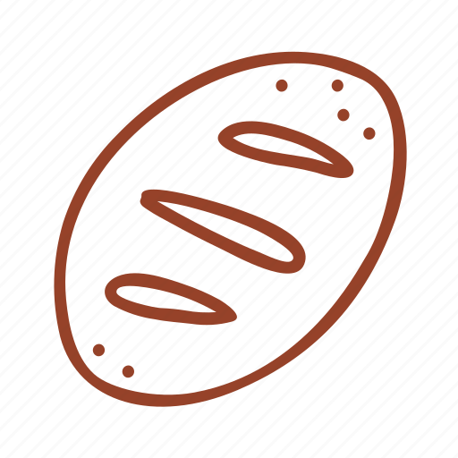 Bakery, boule, bread, breakfast, food, meal, tasty icon - Download on Iconfinder