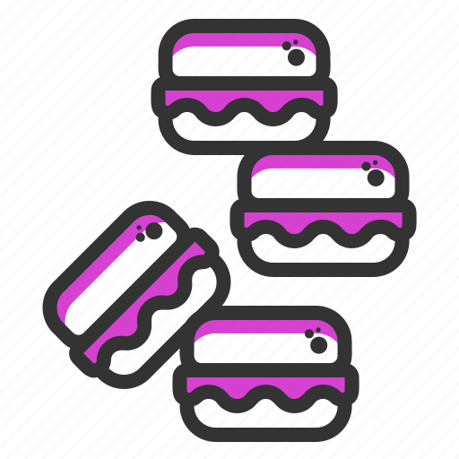 Macaron, bread, pastry, bakery, snack icon - Download on Iconfinder