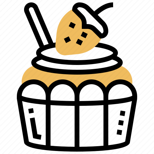 Confectionery, cupcake, decorated, dessert, muffin icon - Download on Iconfinder