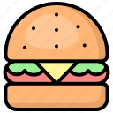 bakery, burger, hamburger, meat, sandwich, food, fastfood