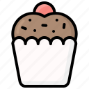 bakery, cupcake, sweet, cake, food, dessert, pastry