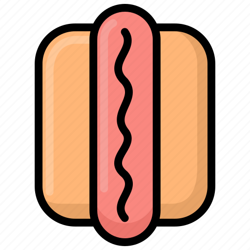 Bakery, hotdog, sausage, mustard, snack, bread, fastfood icon - Download on Iconfinder