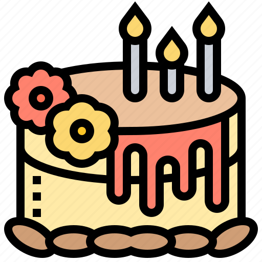 Birthday, cake, candles, cerebrate, confectionery icon - Download on Iconfinder