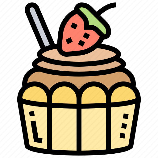 Confectionery, cupcake, decorated, dessert, muffin icon - Download on Iconfinder