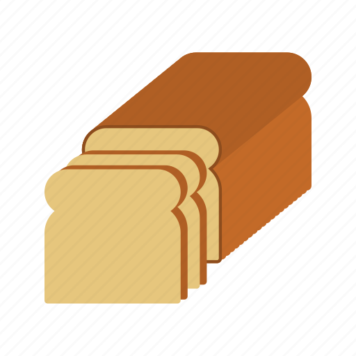 Bake, bread, flour, meal, slice, sliced, wheat icon - Download on Iconfinder