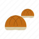bread, bun, food, hamburger, round, tasty, yeast