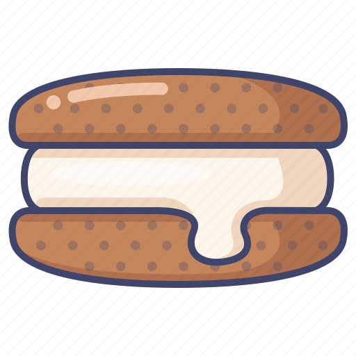 Chocolate, cookie, fill, sweet icon - Download on Iconfinder